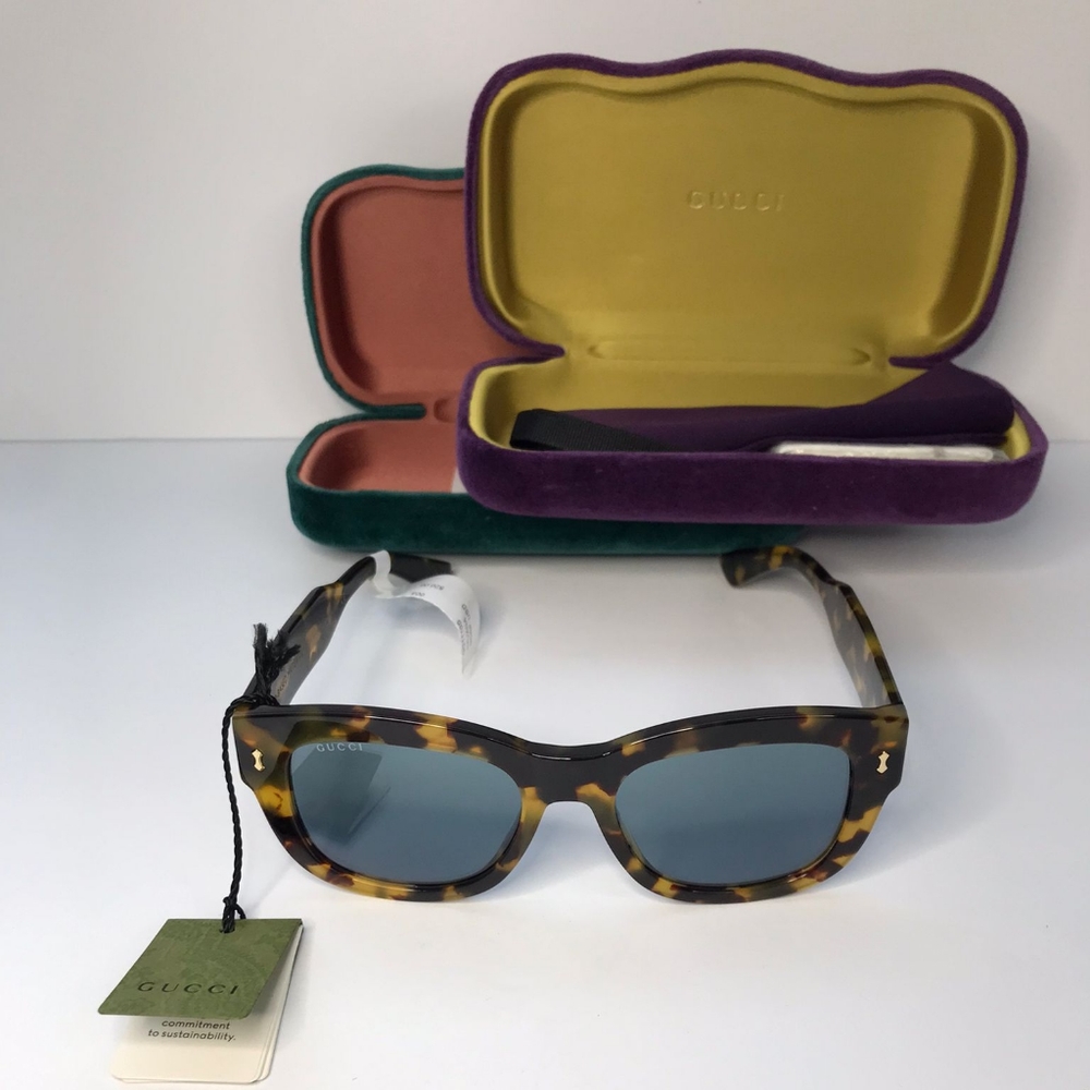 💯 Original GUCCIGG1110S-003 53 Sunglass MAN BIO ACETATESunglasses - Picture 9 of 13